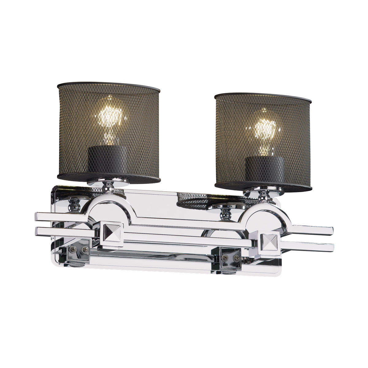 Argyle 2 Light 19 inch Polished Chrome Bath Light Wall Light in Oval