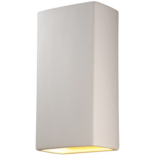 Ambiance Rectangle LED 11 inch Tierra Red Slate Wall Sconce Wall Light, Really Big