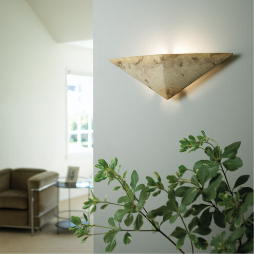 Ambiance Triangle LED 20.75 inch Hammered Copper ADA Wall Sconce Wall Light