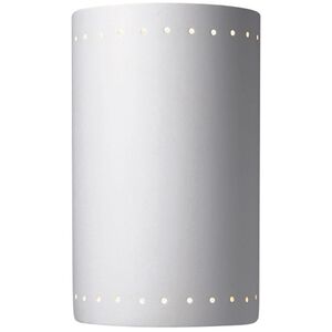 Ambiance Cylinder LED 8 inch Terra Cotta ADA Wall Sconce Wall Light in 2000 Lm LED, Large