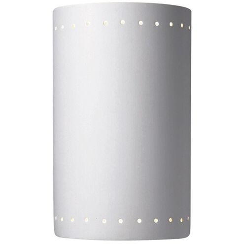 Ambiance Cylinder LED 7.75 inch Gloss Black ADA Wall Sconce Wall Light, Large