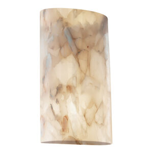 Alabaster Rocks LED 10.25 inch ADA Wall Sconce Wall Light in 2000 Lm LED, Cylinder
