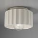 Radiance Collection 1 Light 8 inch Matte White Outdoor Flush-Mount