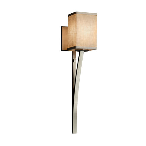 Textile LED 4.5 inch Dark Bronze Wall Sconce Wall Light