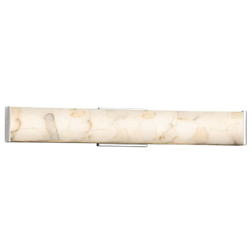 Alabaster Rocks 28.5 inch Polished Chrome Vanity Light Wall Light