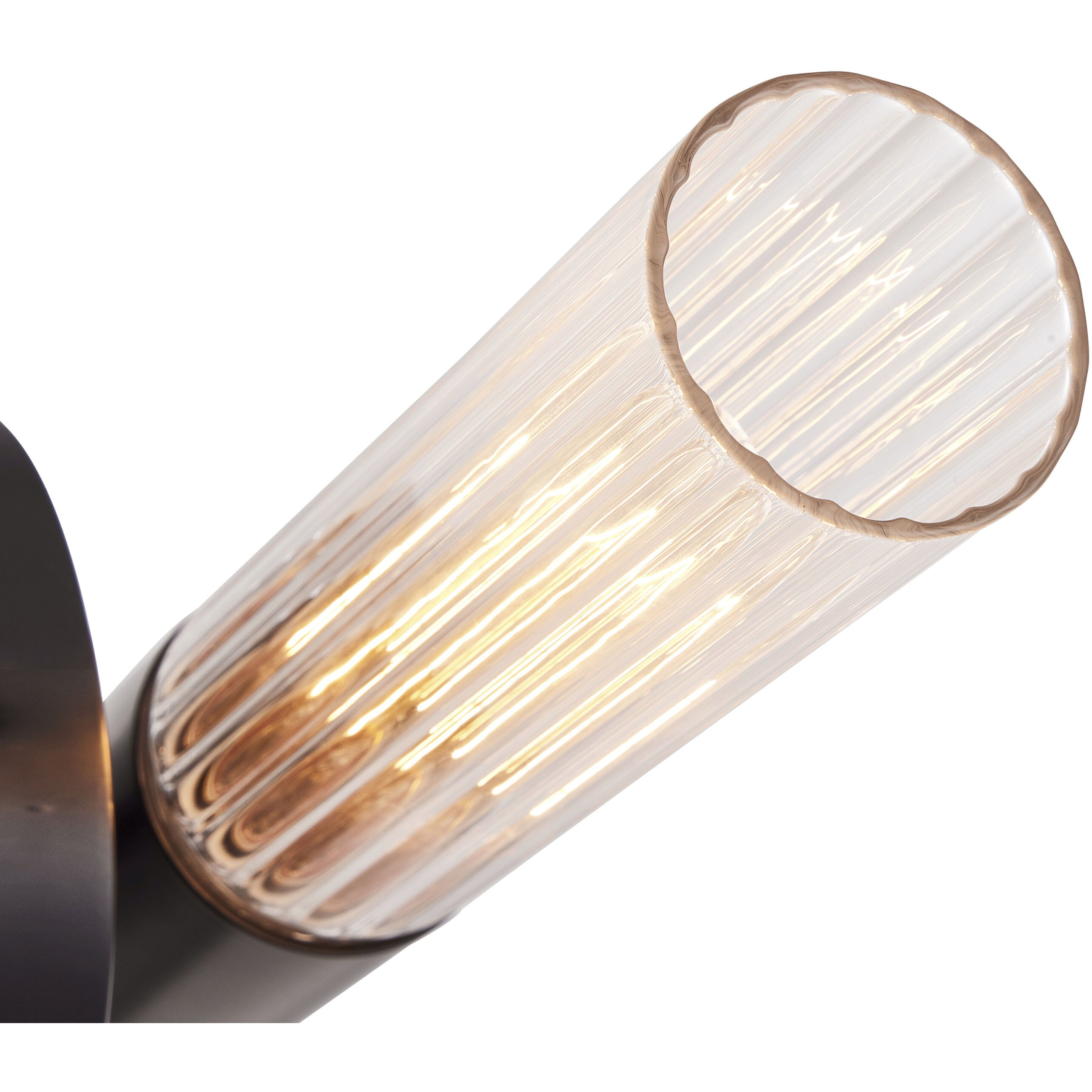 Fusion Collection - Rimini Family 2 Light 4.25 inch Matte Black ADA Wall Sconce Wall Light, EVOLV