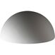 Ambiance Quarter Sphere LED 10 inch Carrara Marble Outdoor Wall Sconce, Really Big