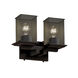 Montana 2 Light 13.25 inch Dark Bronze Bath Light Wall Light