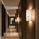 LumenAria Collection - Medley Family 10 inch Faux Alabaster Resin ADA Wall Sconce Wall Light in 3" D x 10" W x 5" H, EVOLV