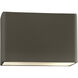 Ambiance Collection LED 10 inch Pewter Green Outdoor Wall Sconce