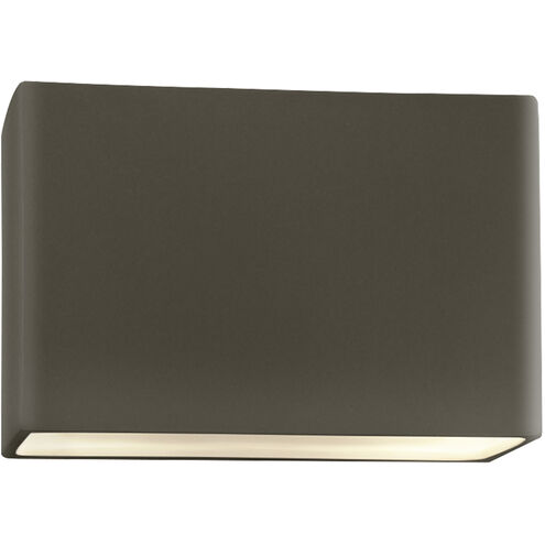 Ambiance Collection LED 10 inch Pewter Green Outdoor Wall Sconce