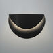 Ambiance Collection - Petal Wall Sconce Wall Light in Carbon Matte Black, Form+Finish+Function