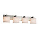 Textile LED 35.25 inch Brushed Nickel Bath Bar Wall Light