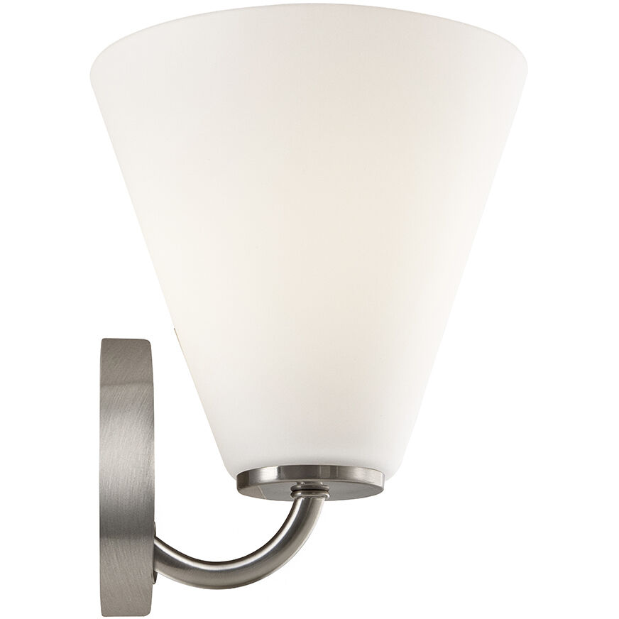 Fusion Collection - Pavia Family 1 Light 6.75 inch Brushed Nickel Wall Sconce Wall Light, EVOLV
