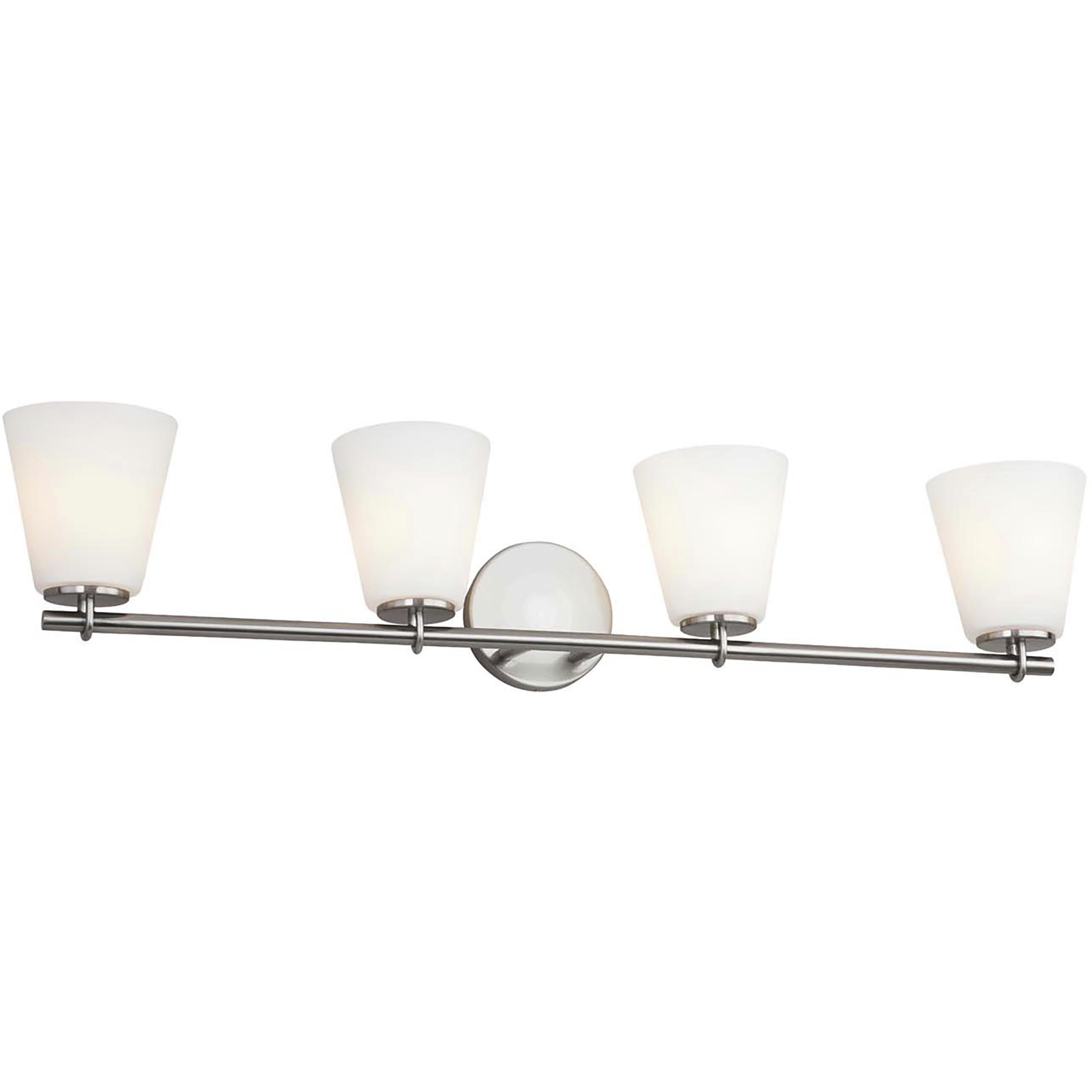 Fusion Collection - Alpino Family 35 inch Brushed Nickel Bath Bar Wall Light