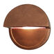 Ambiance LED 8 inch Terra Cotta ADA Wall Sconce Wall Light, Closed Top Fixture, Dome