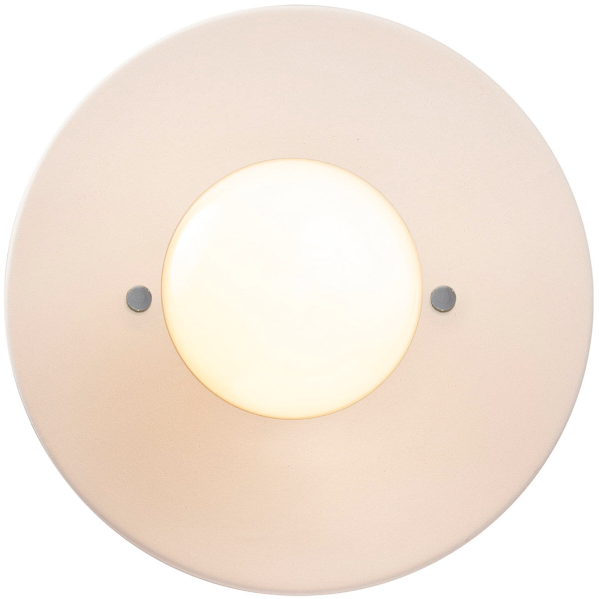 Radiance Collection 1 Light 8 inch Bisque Flush Mount Ceiling Light