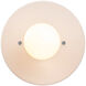Radiance Collection 1 Light 8 inch Bisque Flush Mount Ceiling Light