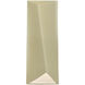 Ambiance LED 6 inch Vanilla (Gloss) ADA Wall Sconce Wall Light, Closed Top Fixture, Diagonal