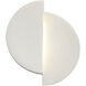Ambiance LED 9 inch Midnight Sky with Matte White ADA Wall Sconce Wall Light, Offset