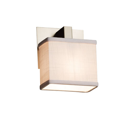 Textile LED 6 inch Polished Chrome ADA Wall Sconce Wall Light