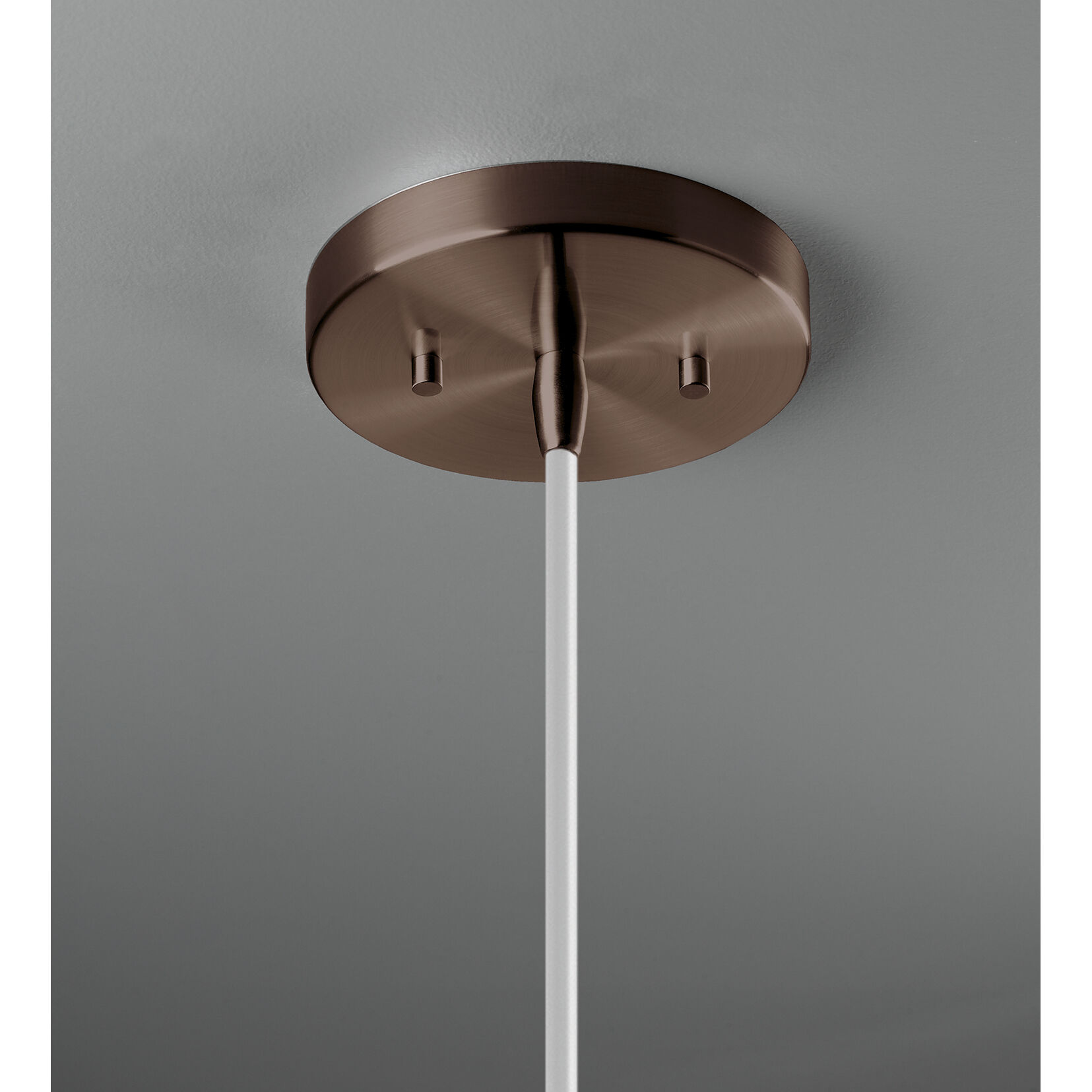 Radiance Collection LED 5 inch Canyon Clay with Matte Black Pendant Ceiling Light