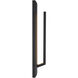 Zurich 21 inch Matte Black Outdoor Wall Sconce in 3.5" D x 4.5" W x 21" H, EVOLV