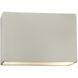 Ambiance Collection LED 6 inch Matte White Outdoor Wall Sconce