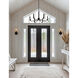 Bedford LED 24 inch Matte Black Chandelier Ceiling Light