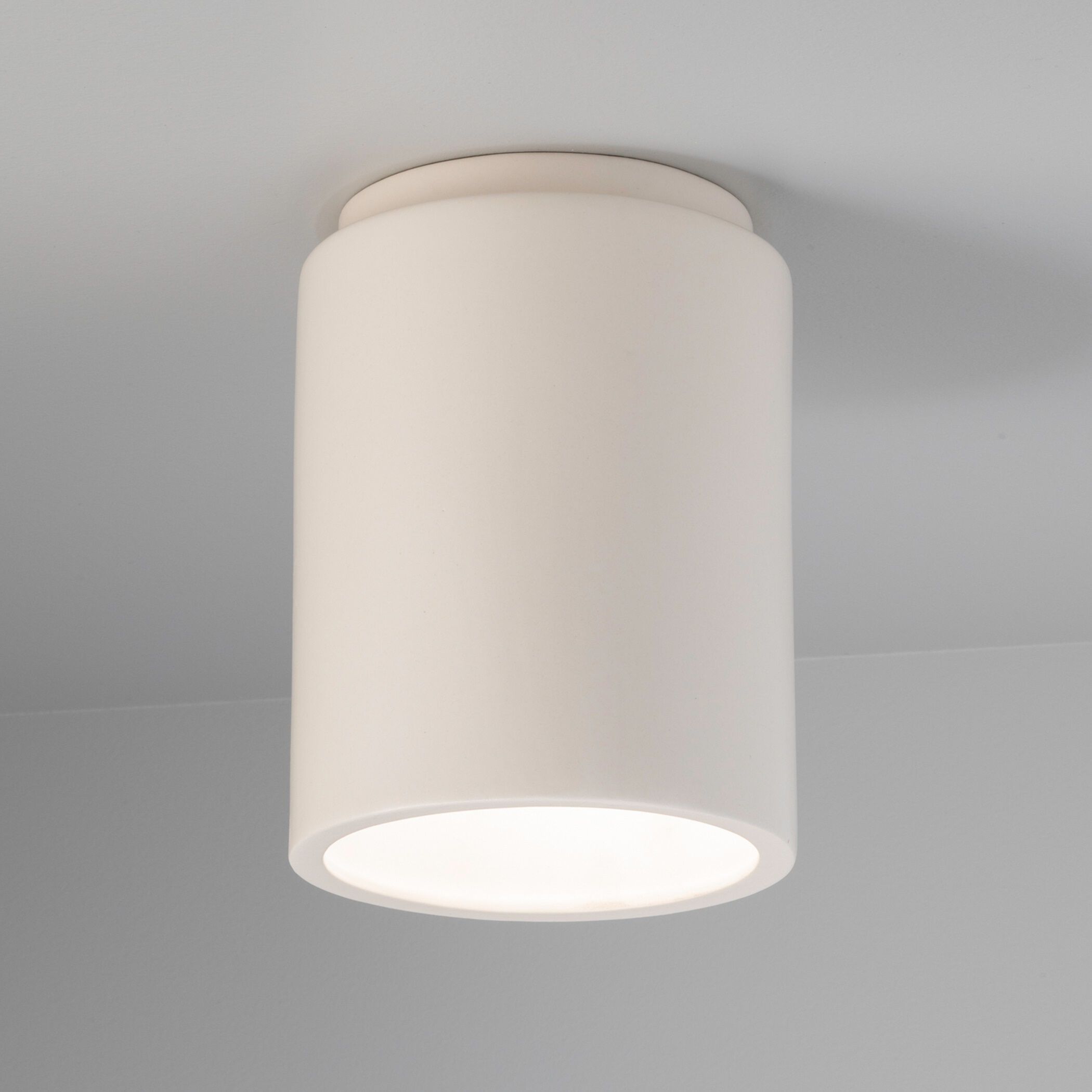 Radiance Cylinder LED 6.5 inch Matte White Flush-Mount Ceiling Light