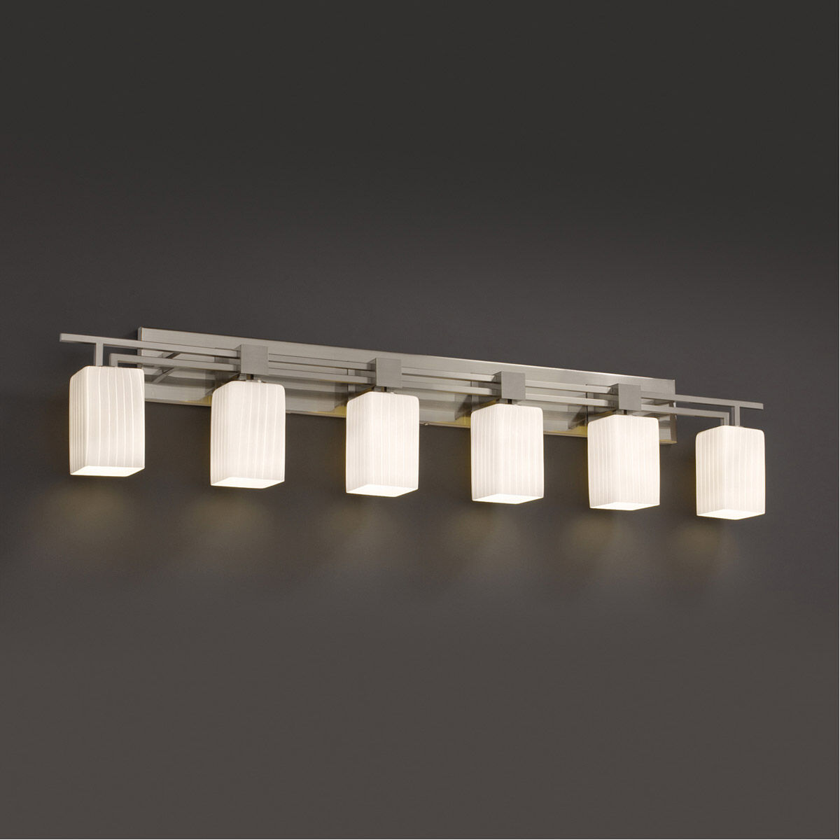 Fusion LED 56 inch Brushed Nickel Bath/Vanity Wall Light