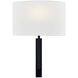 Textile Collection 1 Light 10 inch Matte Black ADA Wall Sconce Wall Light, Hamilton Family