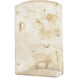 Alabaster Rocks 2 Light 6.00 inch Wall Sconce