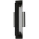 Catalina LED 15 inch Matte Black Outdoor Wall Sconce in 3" D x 4.75" W x 15" H, EVOLV