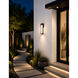 Fusion Collection - Wooster Family LED 15 inch Matte Black Outdoor Wall Sconce