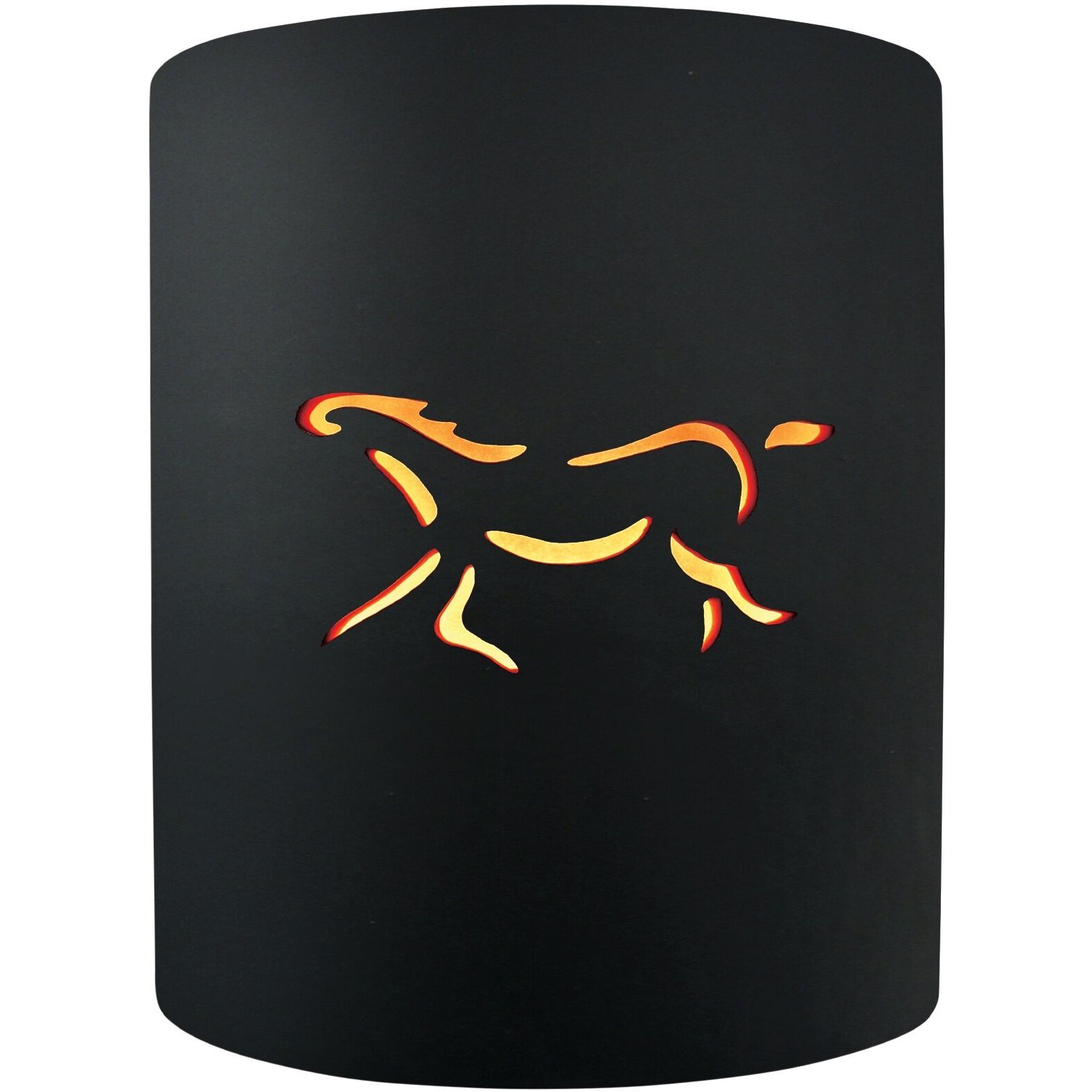 Sun Dagger 1 Light 8 inch Carbon Matte Black and Champagne Gold Wall Sconce Wall Light