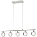 Hermosa 5 Light 43.5 inch Brushed Nickel Chandelier Ceiling Light