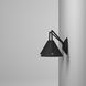 Zag LED 21.5 inch Matte Black and Textured Wall Sconce Wall Light