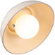 Ambiance Collection 1 Light 10 inch Matte White Wall Sconce Wall Light