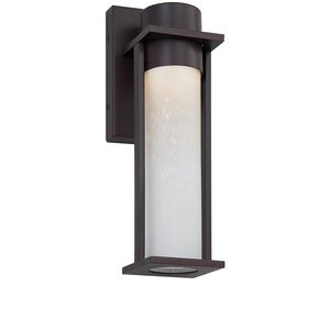 Fusion Collection - Wooster Family LED 12 inch Matte Black Outdoor Wall Sconce