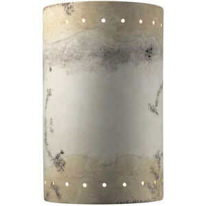 Ambiance Cylinder LED 7.75 inch Vanilla Gloss ADA Wall Sconce Wall Light, Large