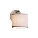 Textile LED 7 inch Brushed Nickel ADA Wall Sconce Wall Light