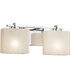 Fusion LED 15.5 inch Polished Chrome Vanity Light Wall Light in 1400 Lm LED, Rectangle, Weave Fusion