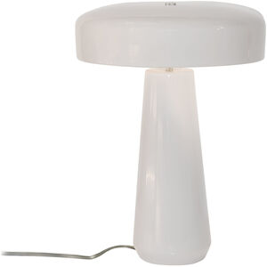 Portable 17.75 inch 60 watt Gloss Blush Table Lamp Portable Light