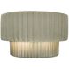 Ambiance LED 10 inch Celadon Green Crackle Wall Sconce Wall Light