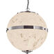 LumenAria Imperial LED 17 inch Brushed Nickel Chandelier Ceiling Light in Incandescent