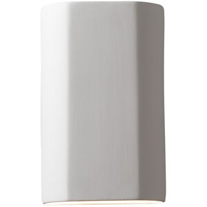 Ambiance Cylinder LED 6 inch Vanilla Gloss ADA Wall Sconce Wall Light in 1000 Lm LED
