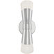 Fusion Collection - Lugano Family 4.75 inch Polished Chrome ADA Wall Sconce Wall Light, EVOLV