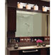 Limoges Bath Bar Wall Light in 2100 Lm LED, Matte Black, Pleats, Oval, Modular