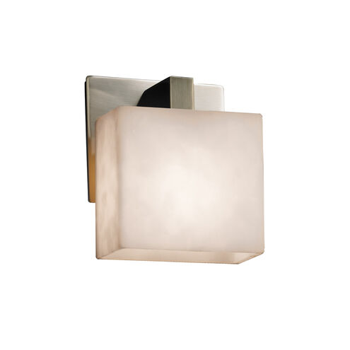 Clouds LED 5.5 inch Brushed Nickel ADA Wall Sconce Wall Light in 700 Lm LED, Rectangle